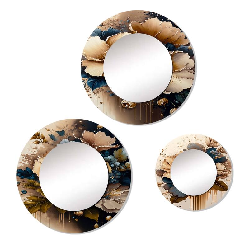 Designart "Native American Warrior Portrait" Native American Art Mirror